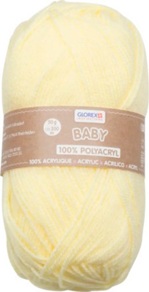 Wolle Baby Acryl gelb 200 m 50 g