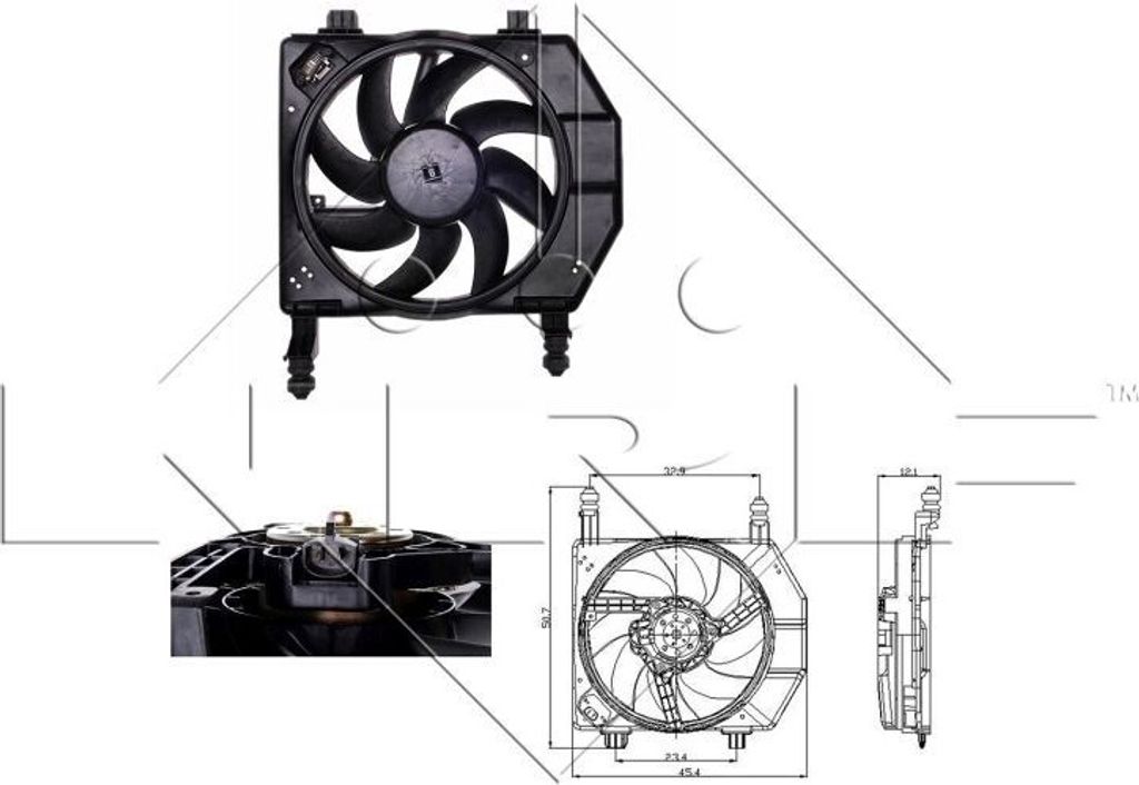 NRF 47077 - OE 1010292 Kühlerlüfter für Fiesta IV, Fiesta V