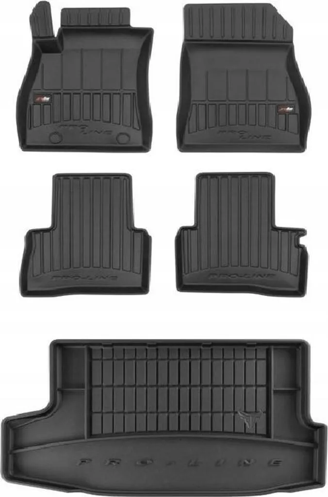 Accessori Interni Nissan Juke 2014-2019: Set Tappetini 3D in Gomma