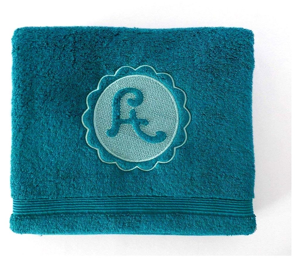 Handtuch bestickt mit Monogramm Name Frotteetuch Geschenk - Hochwertige Qualität