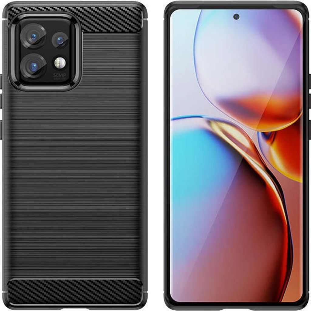 Uhlíkové puzdro pre Motorola Edge 40 Pro Black Obrázok produktu 