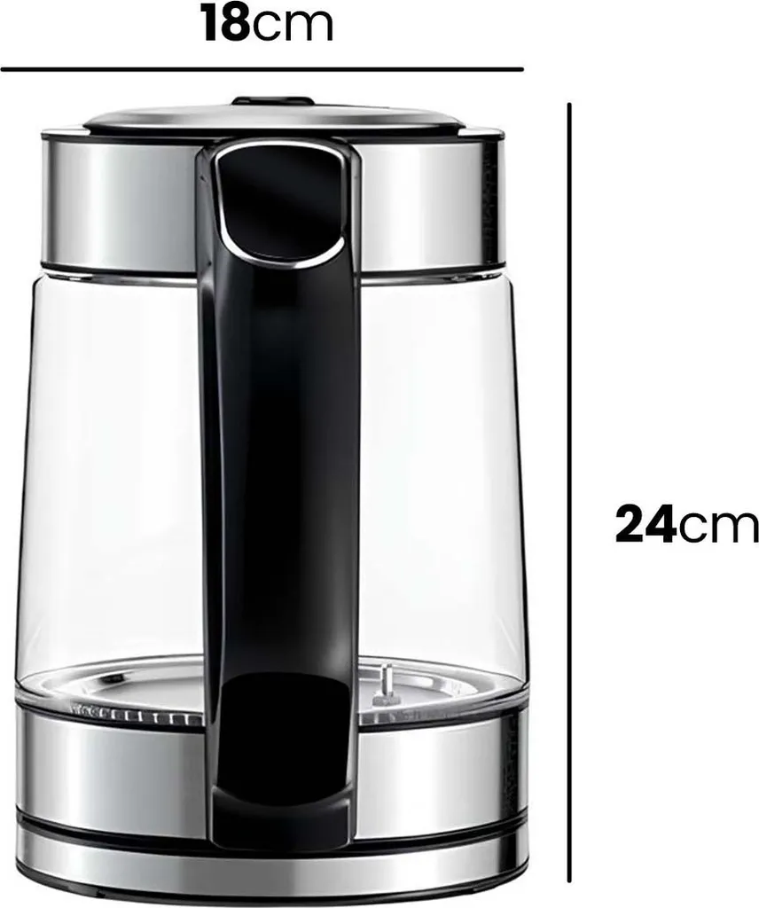Bouilloire en Verre 2000W : Chauffe Rapide et Température Programmable - 4