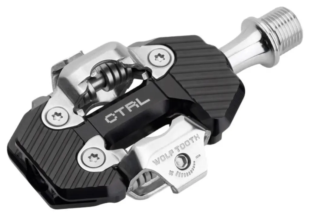 Pédales VTT Wolf Tooth Ctrl Trail Argent : Fini les Pieds qui Glissent