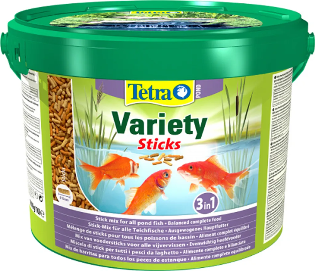 Tetra Pond Variety Sticks 10 Litri | Nutrizione Biologica Avanzata