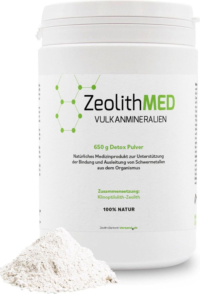 Zeolith MED Detox Pulver 650g Medizinprodukt