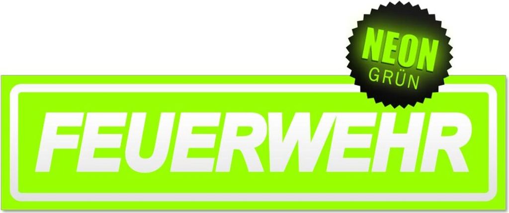 Feuerwehr Motiv 3 invertiert Magnetschild Schild magnetisch