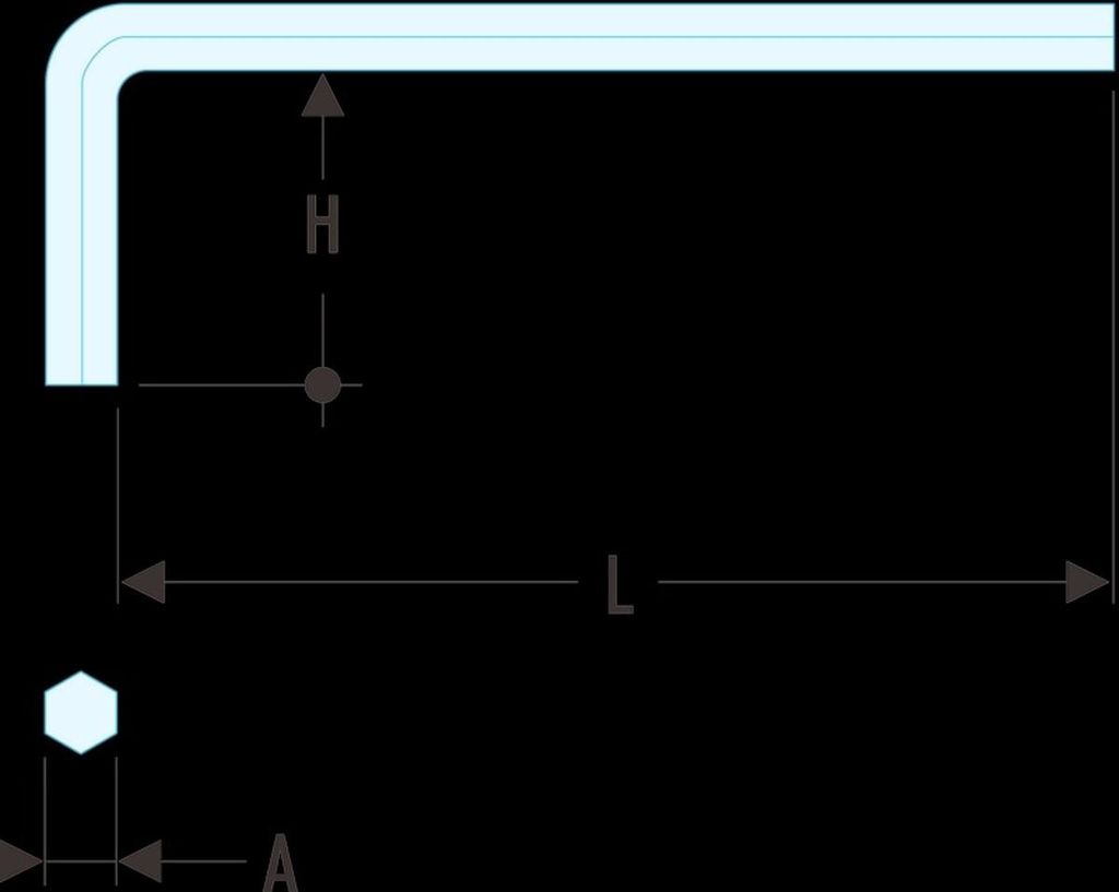 Facom Stiftschluessel kurz Sechskant 7 mm