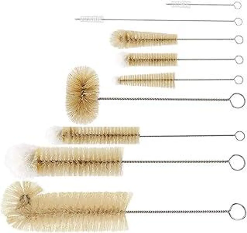 Masthome Set 9 Spazzole per Bottiglie e Biberon - Pulizia Professionale