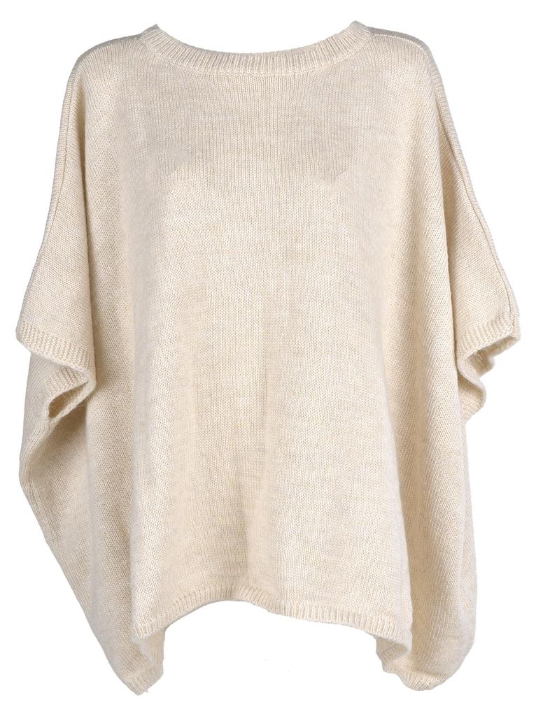 styleBREAKER Damen Feinstrick Poncho aus italienischer Produktbild 