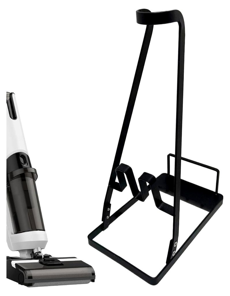 Staubsaugerständer zur Aufbewahrung | Robuster Metallorganizer für kabellose Staubsauger, geeignet für Küche, Badezimmer, Wohnzimmer, Balkon, B...