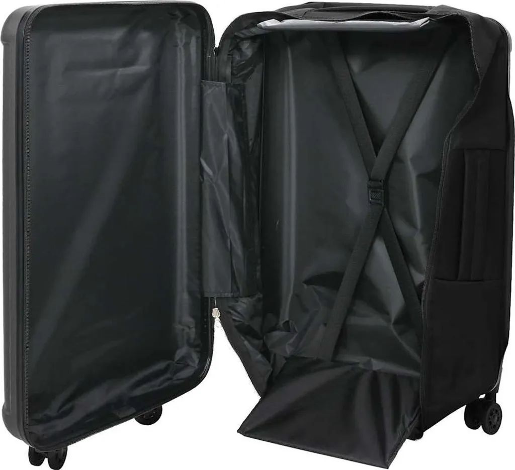 Valigia per Famiglia vidaXL 66cm Grigio | Sicura e Capiente ABS