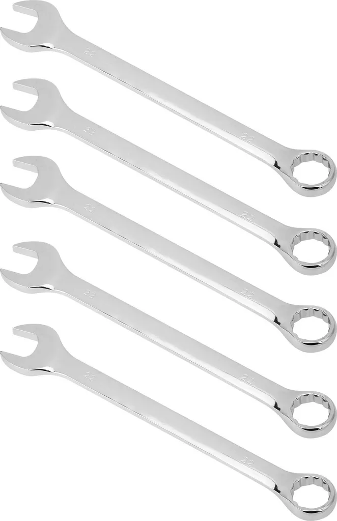 Clés à cliquet 22mm en chrome-vanadium avec tête polygonale de précision