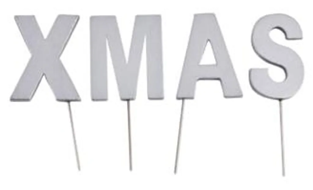 Décoration de Noël Pommes de Pin Argentées - Accessoires Bois Naturel