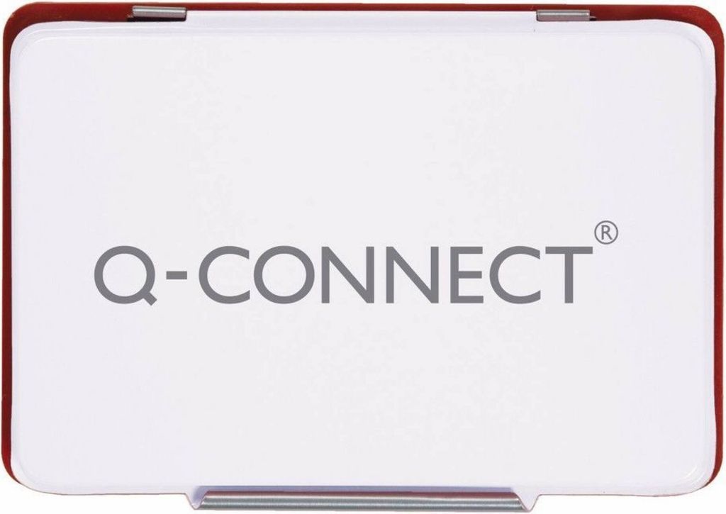 Q-Connect Stempelkissen 9 x 5,5cm rot