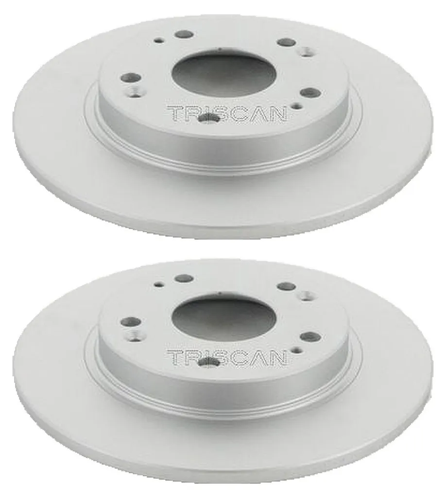 2 disques de frein pleins Ø 260 mm TRISCAN pour HONDA CR-Z - Qualité OE