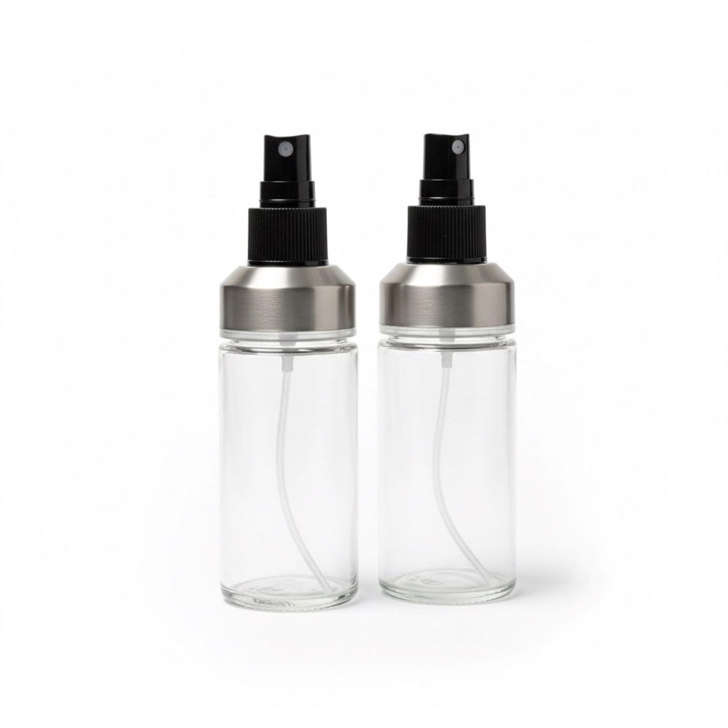 2er Set Glas-Sprühflaschen 150 ml – Öl & Essig Zerstäuber Produktbild 