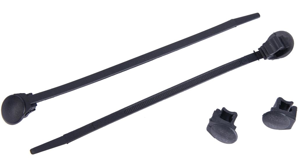 kein Hersteller Halteclip mit Kabelband