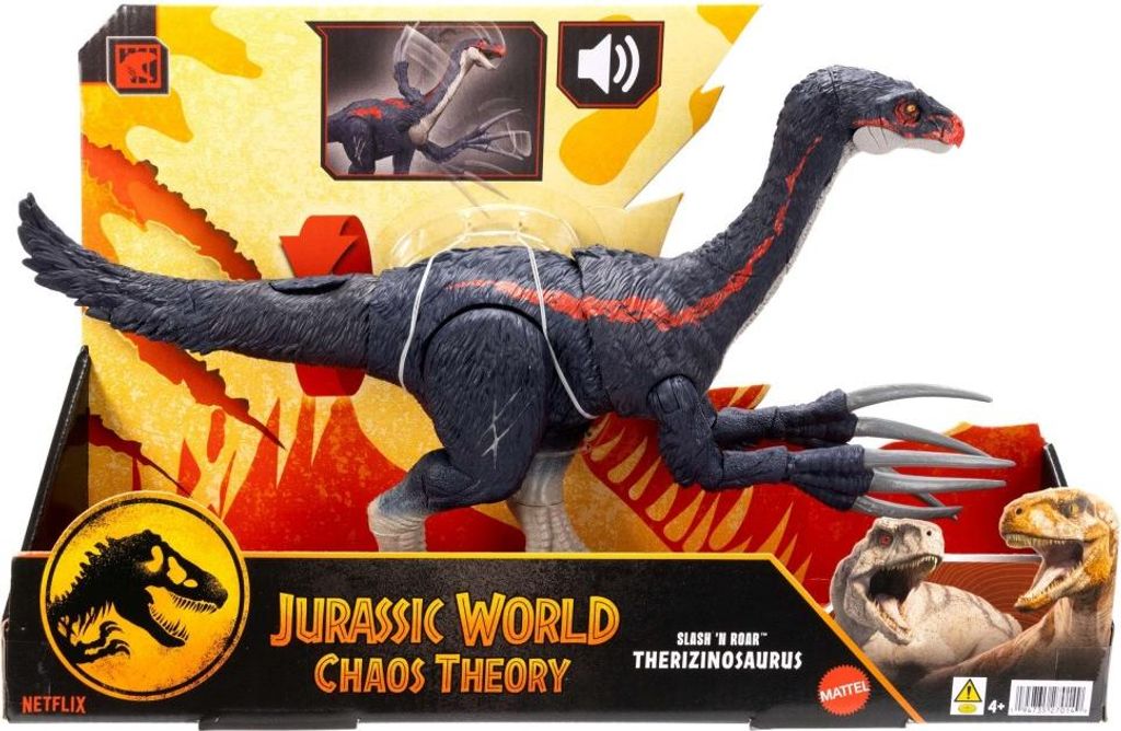 MATTEL Jurassic World: Attacco del Therizinosaurus JCG16 Immagine del prodotto 
