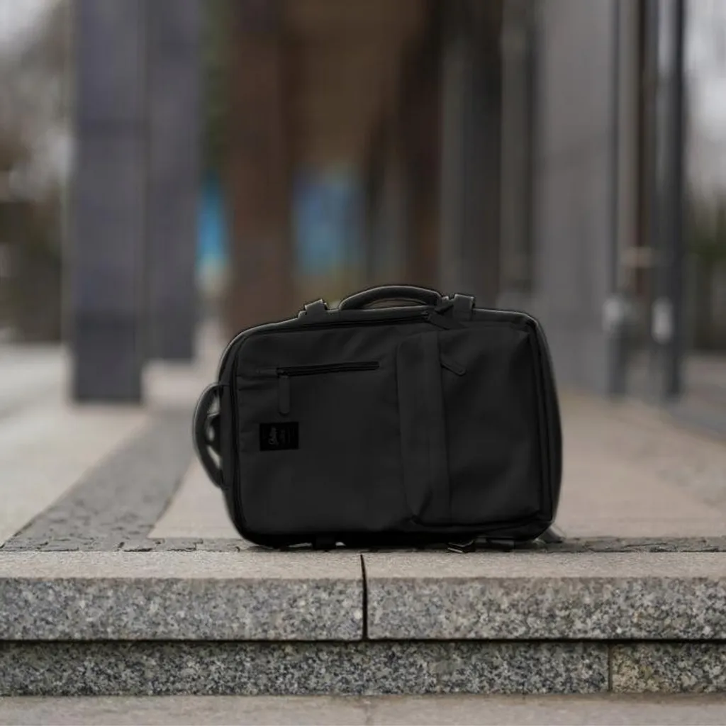 Sac à dos Solier noir imperméable et résistant modèle PLECAKFV06 original - 9