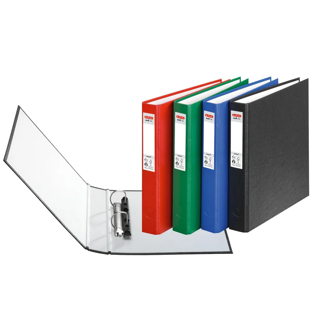 Classeur A5 vert herlitz maX.file protect : fini les feuilles abîmées - 3