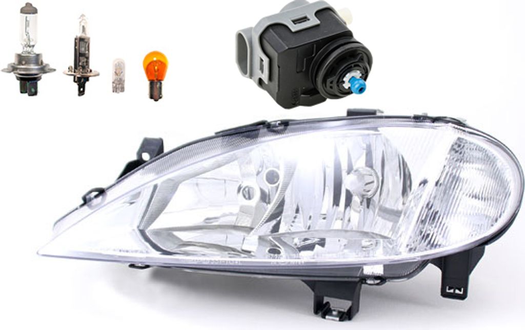 Johns, Scheinwerfer passend für Renault Megane I 03/99-08/03 Links Leuch. m. Stellmotor 7701047184 260607124R 7700840141