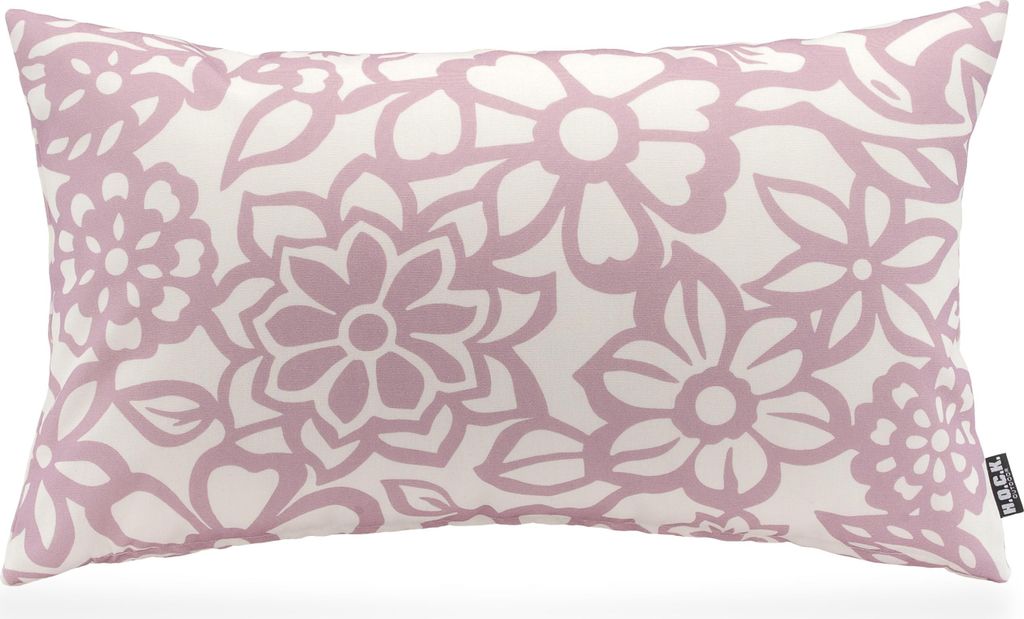 H.O.C.K. Paloma Outdoor Kissen 50x30cm floral flieder lila claro