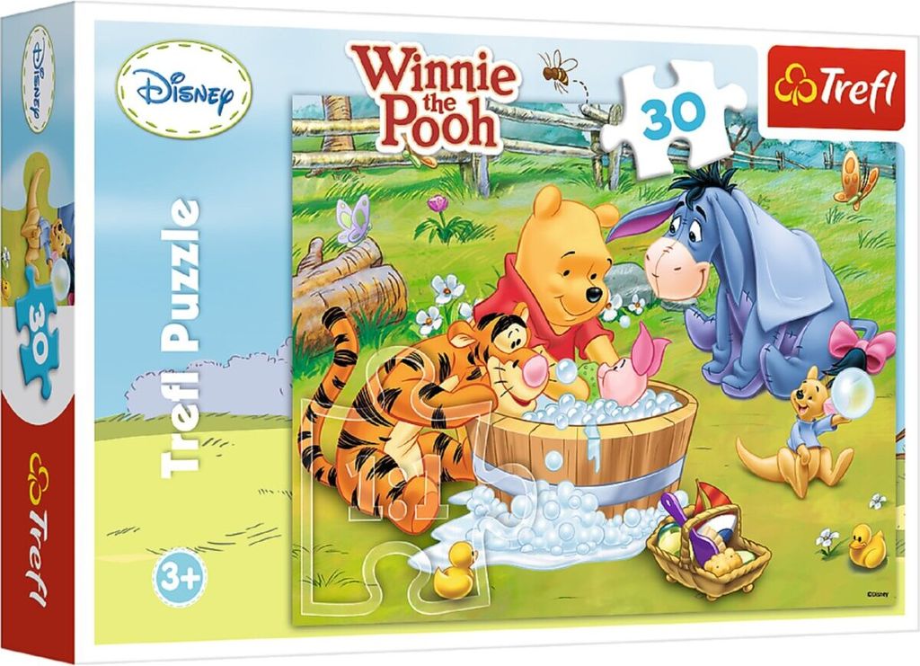 TREFL Puzzle Winnie the Pooh: Ferkels Bad 30 Teile Produktbild 