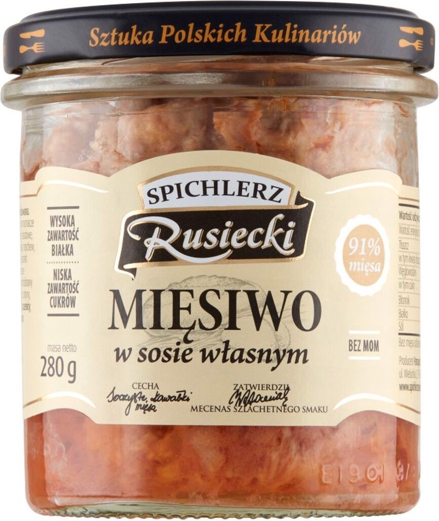 Spichlerz Rusiecki Vlees in Eigen Saus, 280 gram Productafbeelding 