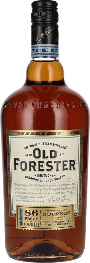 Old Forester Kentucky Straight Bourbon Whisky 43% Vol. 1l Produktbild 