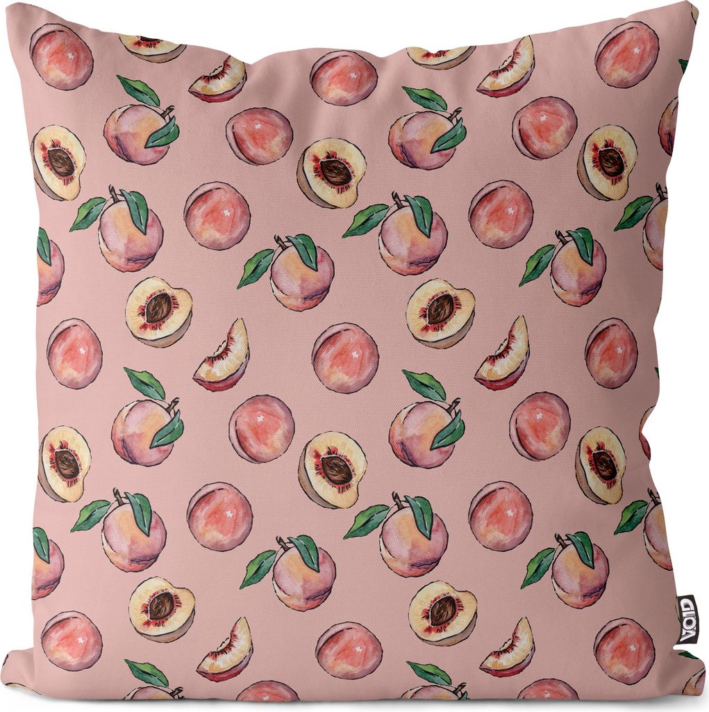 VOID Pflaumen Obst Früchte Sommer Kissenbezug Kissenhülle sofa couch wohnzimmer dekoration wasserfest Outdoor Garten Kissen bezug deko