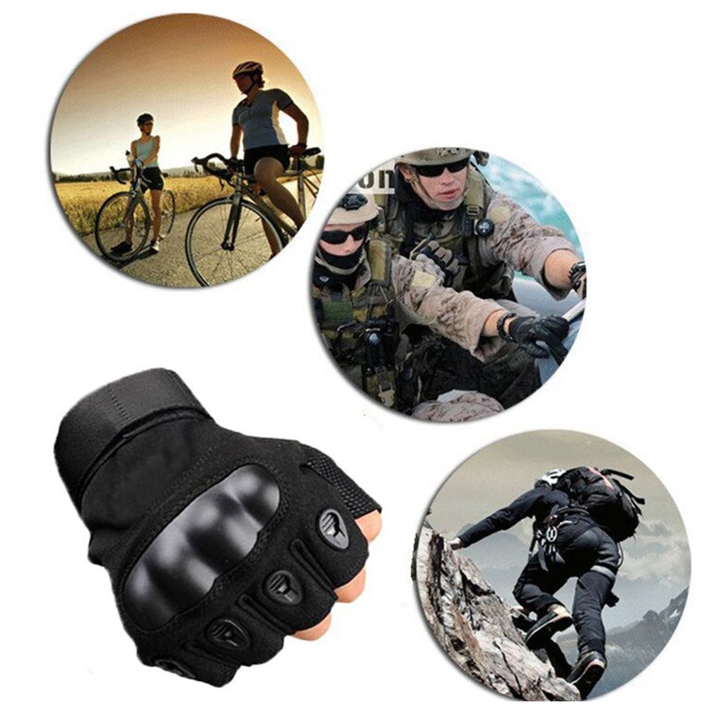L Handschuhe Halbfinger Taktische Fingerlose Handschuhe für Produktbild 8