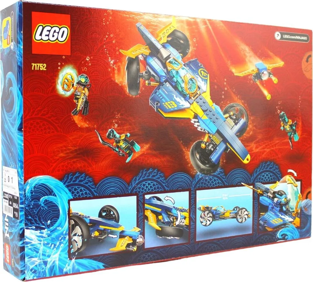 Speeder Sous-Marin Ninja 71752 LEGO avec 4 Figurines et Drone - 2