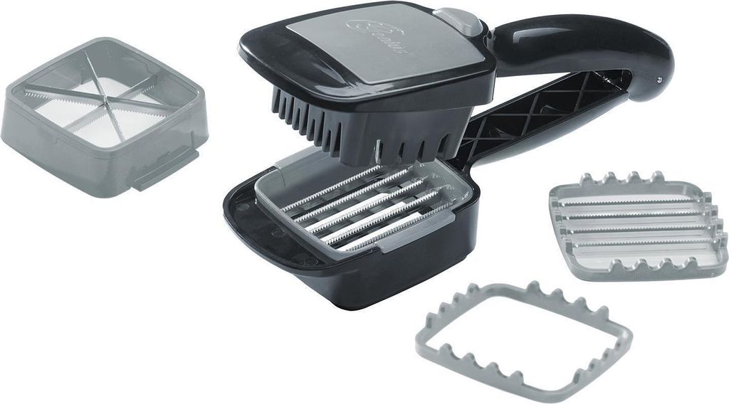 Multischneider-Set 5-teilig - Anthrazit - Grau - Kunststoff - Edelstahlklingen