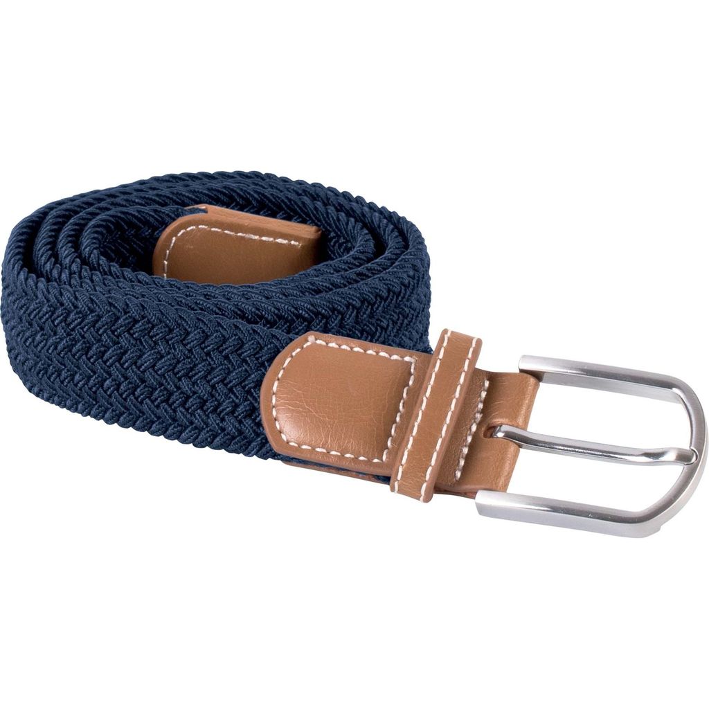 K-UP Erwachsene Uni Elastischer Gewebe-Gürtel PC3526 (Einheitsgröße) (Marineblau)