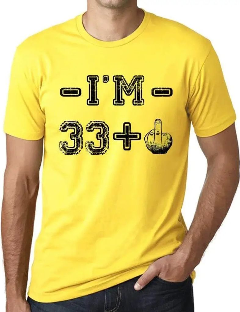 Herren Grafik T-Shirt 30 Jahre ich bin 29 + ein Mittelfinger – 30 Years I'm 29 + A Middle Finger – Geschenk 30. Geburtstag Jahrestag 30 Jahre J...