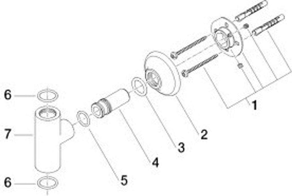 Dornbracht 90171103300-99 Befestigung Ersatzteile