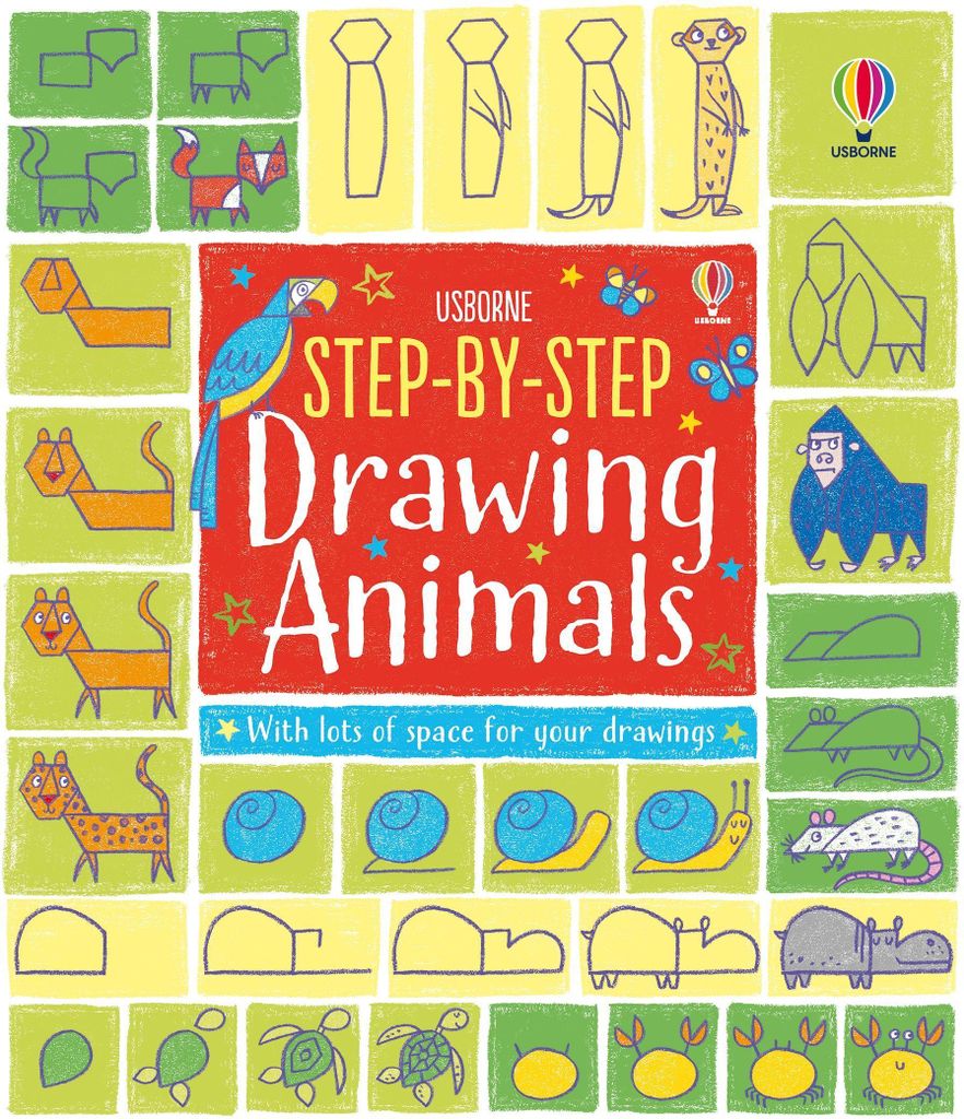 Step By Step Drawing Animals – Lingua: Inglese