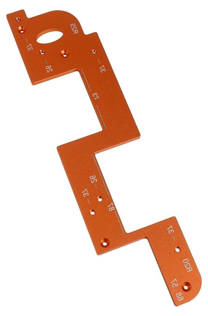 Aluminiumlegierung Schrankgriffe für runde Nuten mit integriertem Positionierungssystem