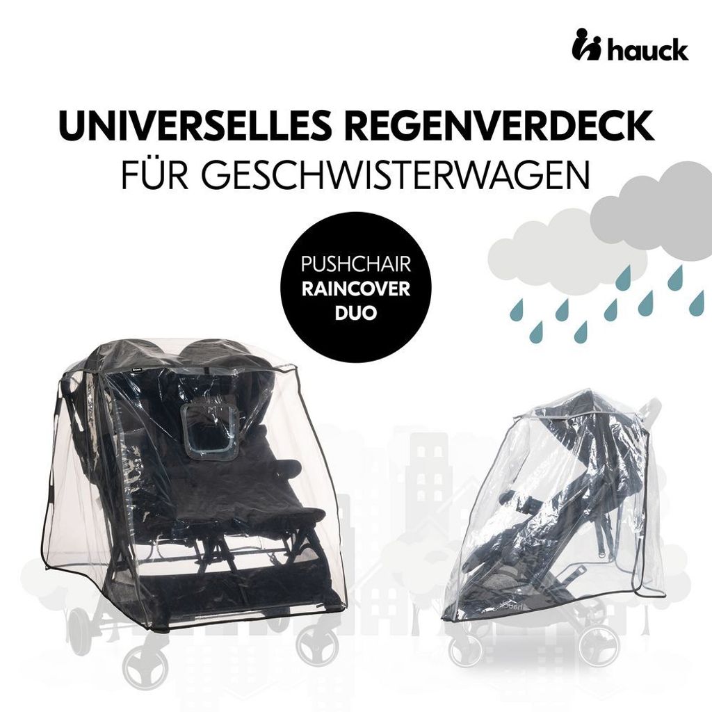 Universal Regenschutz Für Kinderwagen - Transparente Regenabdeckung