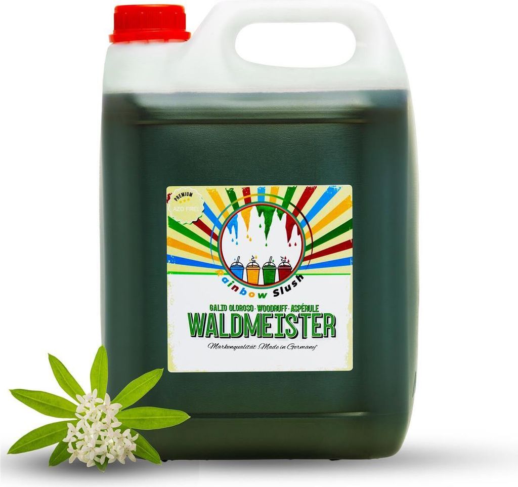 Rainbow Slush Sirup 5L AZO FREI | Waldmeister  | Konzentrat Produktbild 