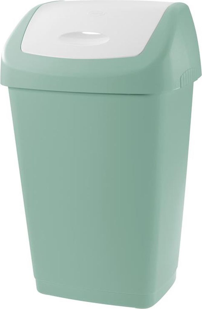 Cestino Tontarelli Aurora 50 l verde/bianco Immagine del prodotto 