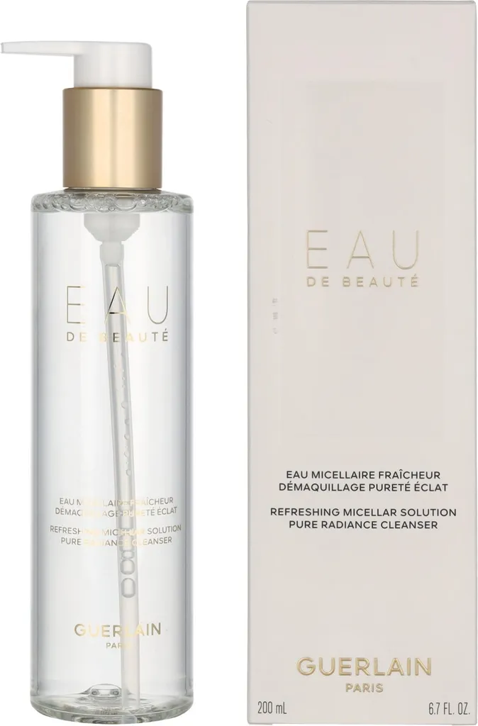 Adieu Teint Terne avec l'Eau de Beauté Guerlain Tonique Visage Pure Éclat