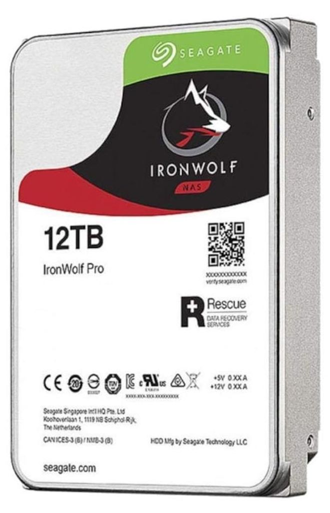 Seagate IronWolf NAS ST12000VN0008 12TB 3.5" SATA3 Imagen del producto 