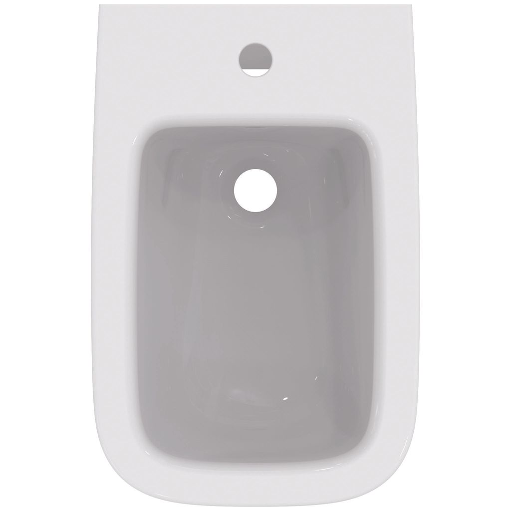 Stand-Bidet i.life B 355x540x400mm, 1 Hahnloch weiß weiß