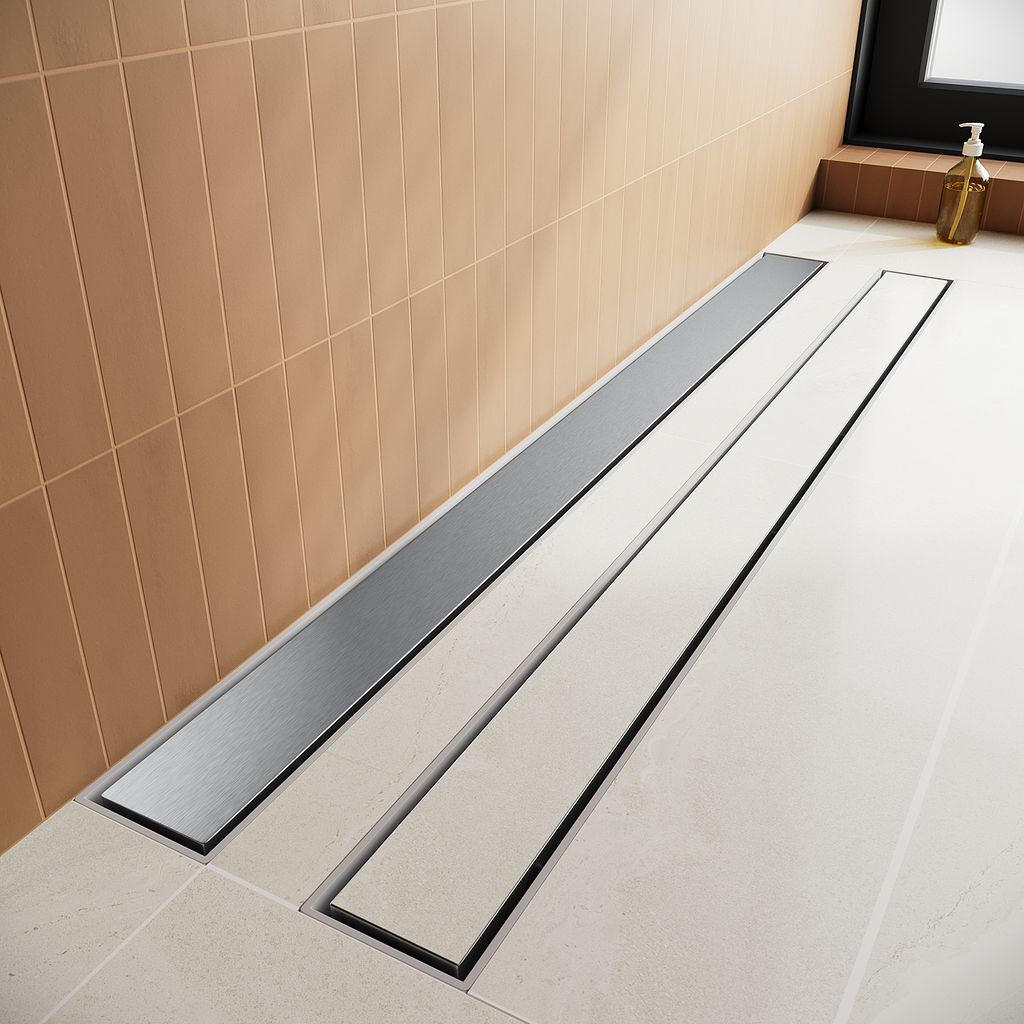 SONNI 80 cm podlahový odtok, plochý sprchový žlábek, Obrázek produktu 