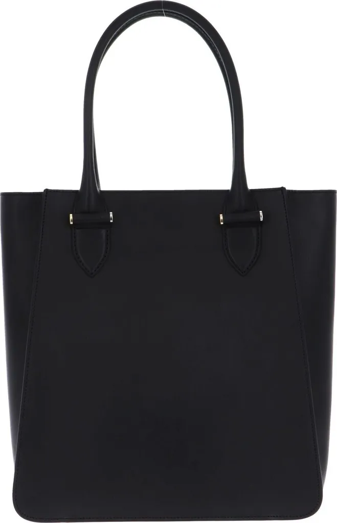 Sac à Main Phoebe en Cuir Tannage Végétal Noir DECADENT Big Tote