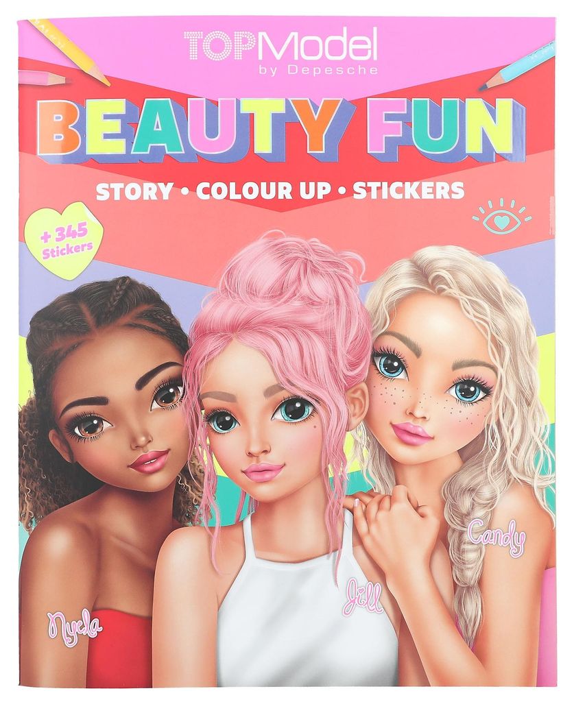 Livre de coloriage TOPModel BEAUTY FUN Image du produit 