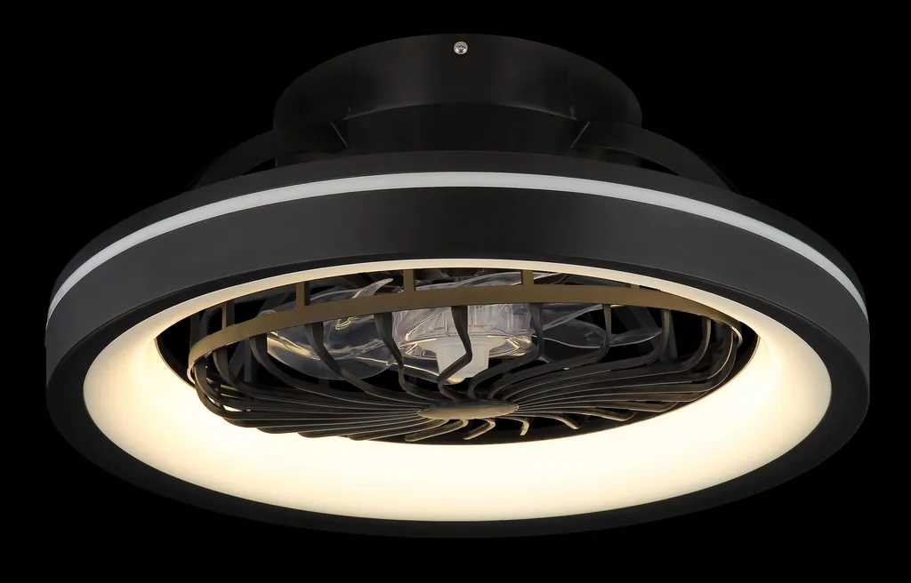 Ventilateur de plafond LED RGB avec télécommande dimmable D 48 cm