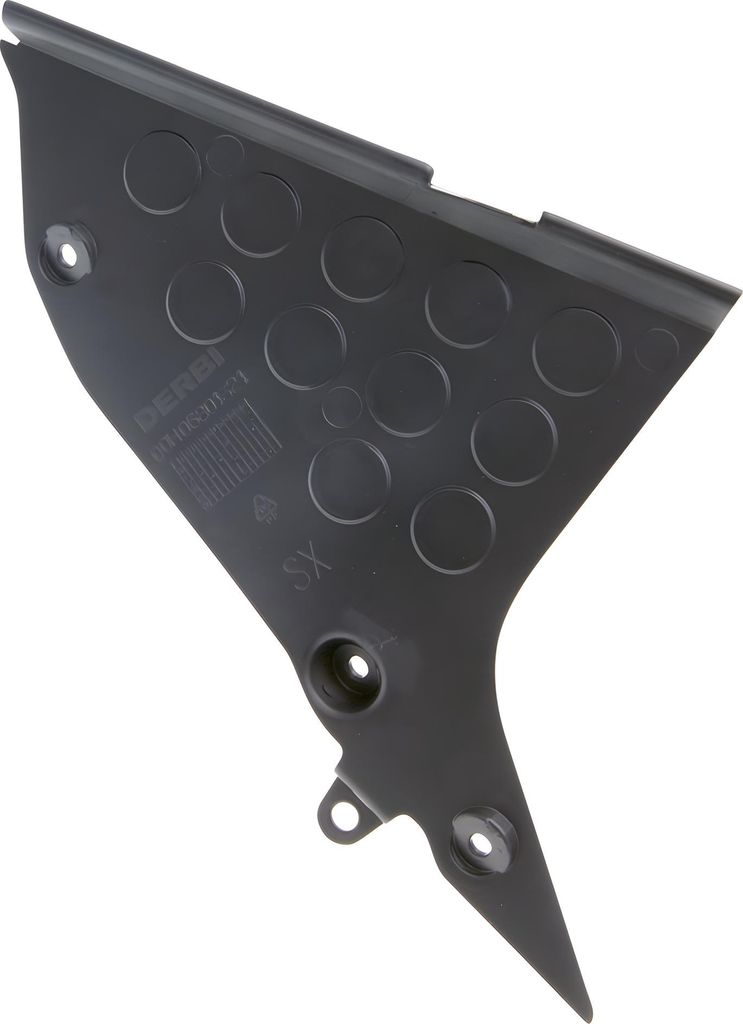 Verkleidung unter Sitzbank links OEM schwarz für Derbi Senda DRD Pro