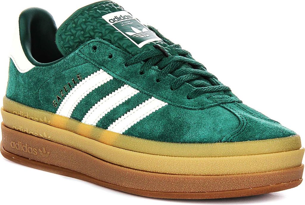 Adidas Gazelle Bold W in Grün für Damen – 4 UK - 36 2/3 EU - 5.5 US / Green